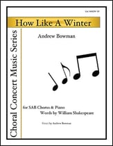 How Like A Winter SAB choral sheet music cover